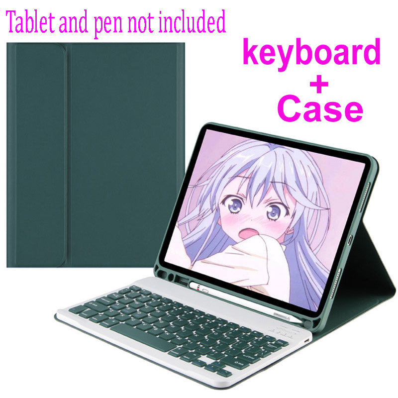 Capa De Teclado Para Samsung Galaxy Tab S6 Lite 10.4 SM-P610/SM-P615 SM-P613/P619 Sem Fio Bluetooth keyboard mouse cover case