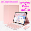 Caso Com Teclado For iPad 5ª 6ª 7ª 8ª 9ª 10ª geração gen 5 6 7 8 9 10 Wireless Bluetooth Keyboard Mouse Cover Case for air 2 3 4 5 Pro 9.7 10.5 11 Mini 4 5 iPad Air 2 3 4 5 Pro 9.7 11