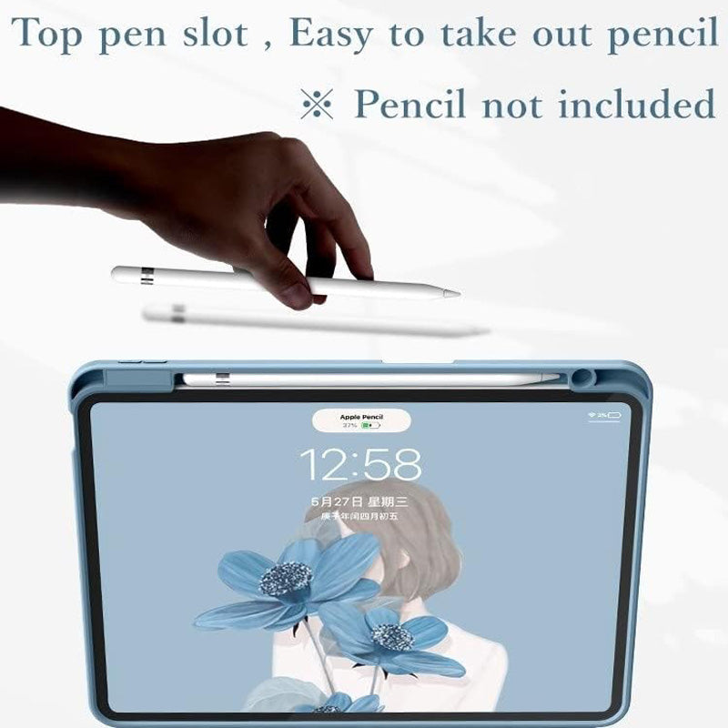 360 ° Capa Para Teclado Touchpad Com iPad 7a Geração 8a 9a 10a Bluetooth Touch pad Air 3 4 5 Pro 10.5 11 2021 2022 Estojo