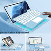 360 ° Capa Para Teclado Touchpad Com iPad 7a Geração 8a 9a 10a Bluetooth Touch pad Air 3 4 5 Pro 10.5 11 2021 2022 Estojo