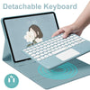 360 ° Capa Para Teclado Touchpad Com iPad 7a Geração 8a 9a 10a Bluetooth Touch pad Air 3 4 5 Pro 10.5 11 2021 2022 Estojo