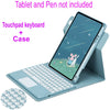 360 ° Capa Para Teclado Touchpad Com iPad 7a Geração 8a 9a 10a Bluetooth Touch pad Air 3 4 5 Pro 10.5 11 2021 2022 Estojo
