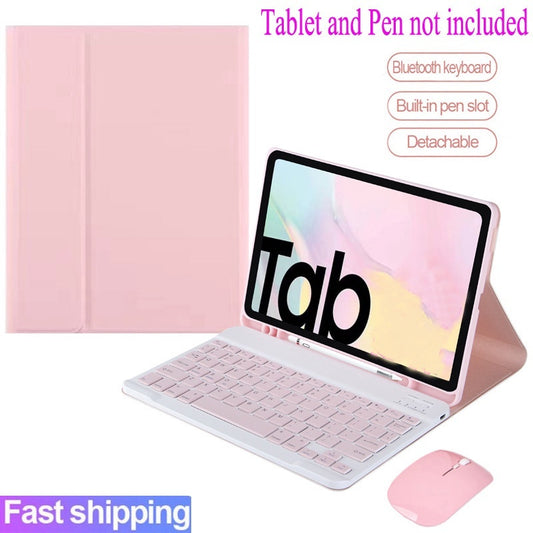 Capa Com Teclado Para Samsung Galaxy Tab A9 SM-X110 SM-X115 A9 Plus SM-X210 S9 FE SM-X216 X516B Magnético removível Tecl
