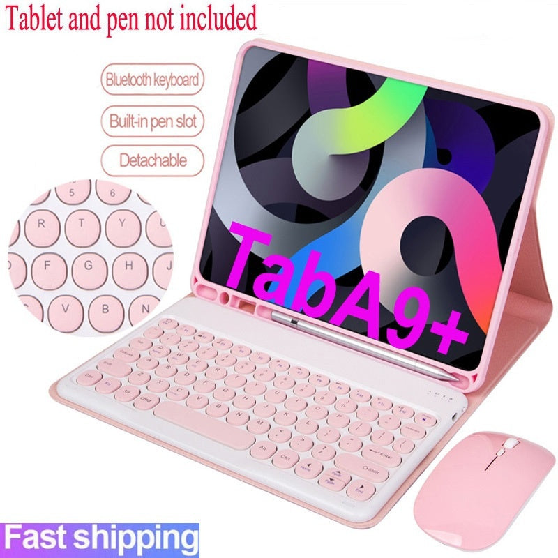 Capa com Teclado para Samsung Galaxy Tab A8 SM-X200 / X205/ X207 A9 A9 Plus + 11'' SM-X210/X216 S9 S9 FE Capa de Teclado