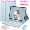 Capa com Teclado para Samsung Galaxy Tab A8 SM-X200 / X205/ X207 A9 A9 Plus + 11'' SM-X210/X216 S9 S9 FE Capa de Teclado