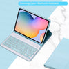 Capa de teclado para Samsung Galaxy Tab A9 Plus 11 ''SM-X210/X216 S9 FE 10.9 SM-X510 X516B S6 Lite 10.4 2020 2022 Tampa