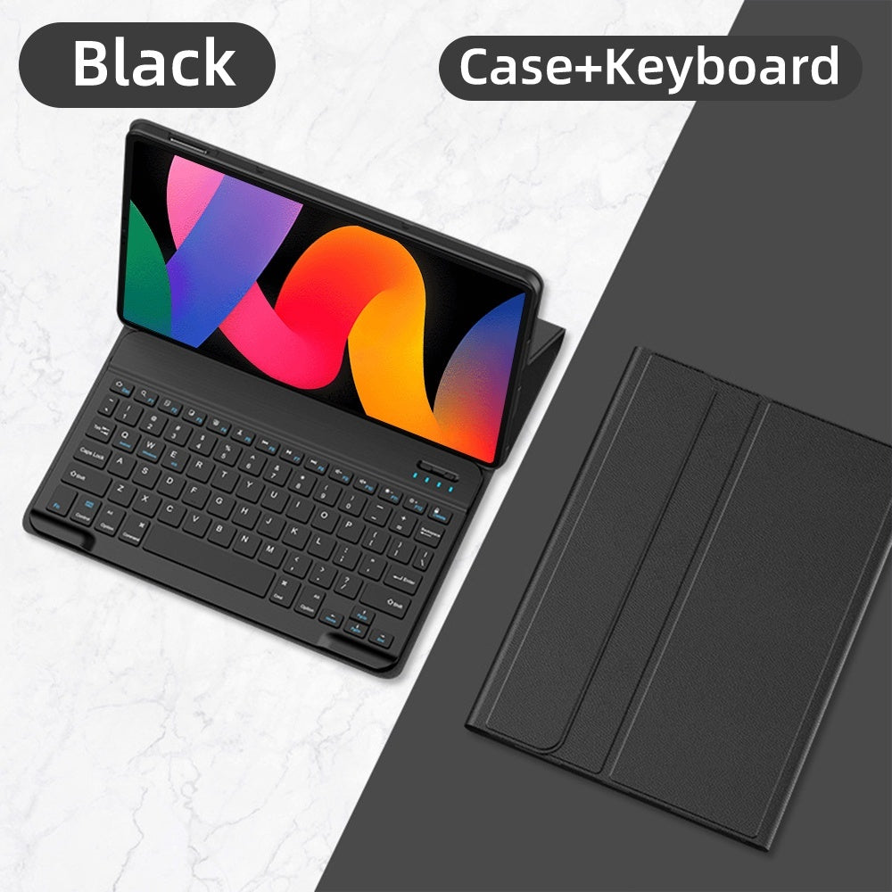 Capa de Teclado para Xiaomi Red mi Pad 10.61" 2022, Xiaomi Redmi Pad SE 11" 2023, Capa de Teclado e Mouse Sem Fio Blueto