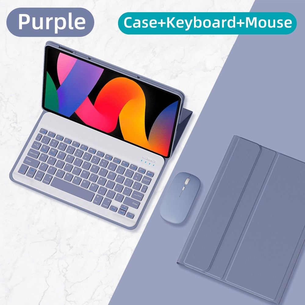 Capa de Teclado para Xiaomi Red mi Pad 10.61" 2022, Xiaomi Redmi Pad SE 11" 2023, Capa de Teclado e Mouse Sem Fio Blueto
