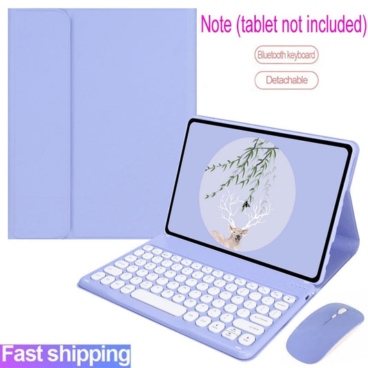 Capa com teclado de botões redondos para Redmi Pad SE 11'' 2023, Redmi Pad 10.61" 2022, Xiaomi Pad 6 / 6 Pro 11 polegada