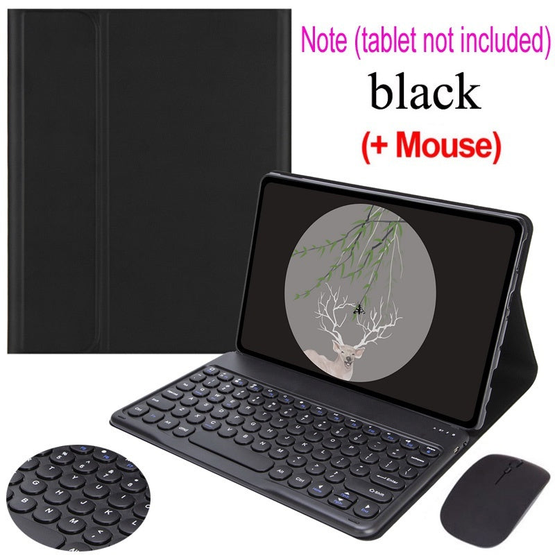Capa com teclado de botões redondos para Redmi Pad SE 11'' 2023, Redmi Pad 10.61" 2022, Xiaomi Pad 6 / 6 Pro 11 polegada