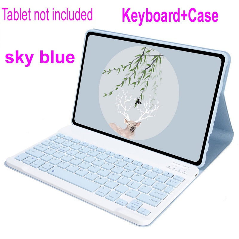 Capa de Teclado e Mouse Lenovo Tab M11 para Lenovo Tab M11 11'' 2023 TB330XU / TB330FU PU Silicone Macio Magnético Sem F