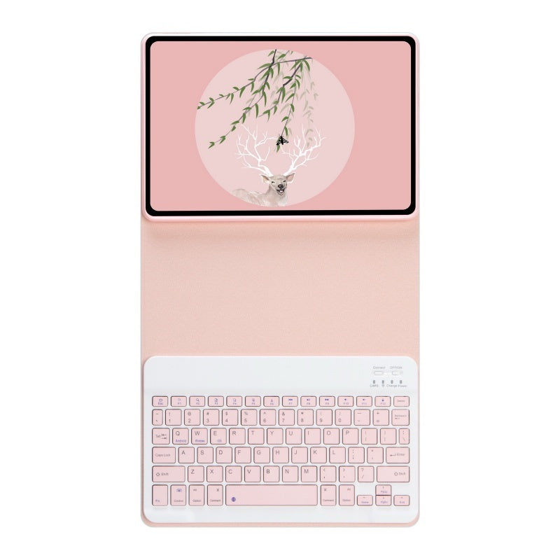Capa de Teclado e Mouse Lenovo Tab M11 para Lenovo Tab M11 11'' 2023 TB330XU / TB330FU PU Silicone Macio Magnético Sem F