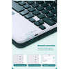 Capa para Samsung Galaxy Tab A9 + plus 11 SM-X210 X216B X218U A9 S9 FE S6 Lite 10.4 2020 2022 2024, teclado sem fio Blue