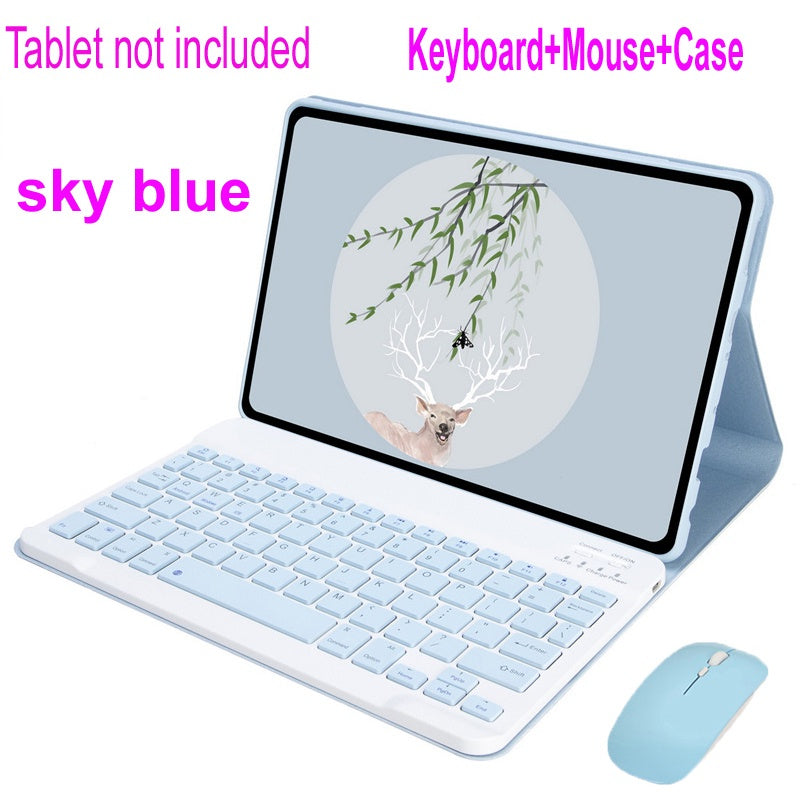 Caso com Teclado Para Xiaomi Redmi Pad Pro 12.1 polegada 2024 Magnético sem fio Bluetooth Teclado Mouse PU Capa de couro