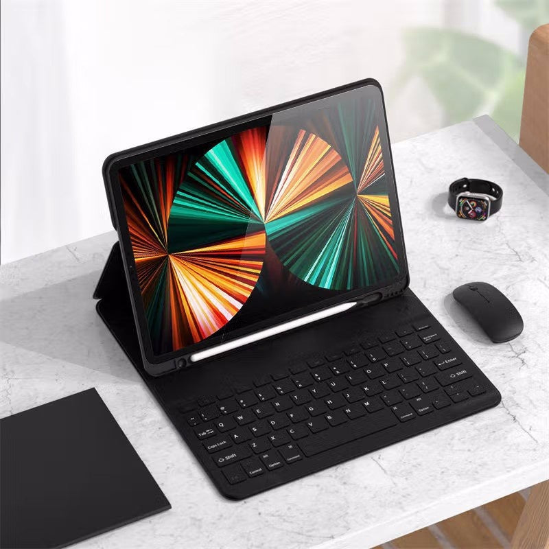 Capa de teclado para iPad Pro 11 2020 2024 iPad Air 11 2024 Capa sem fio para teclado Bluetooth