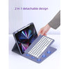 Capa de Teclado para iPad Air 11 2024 iPad Pro 11 2024 Capa de Teclado e Mouse Sem Fio Bluetooth