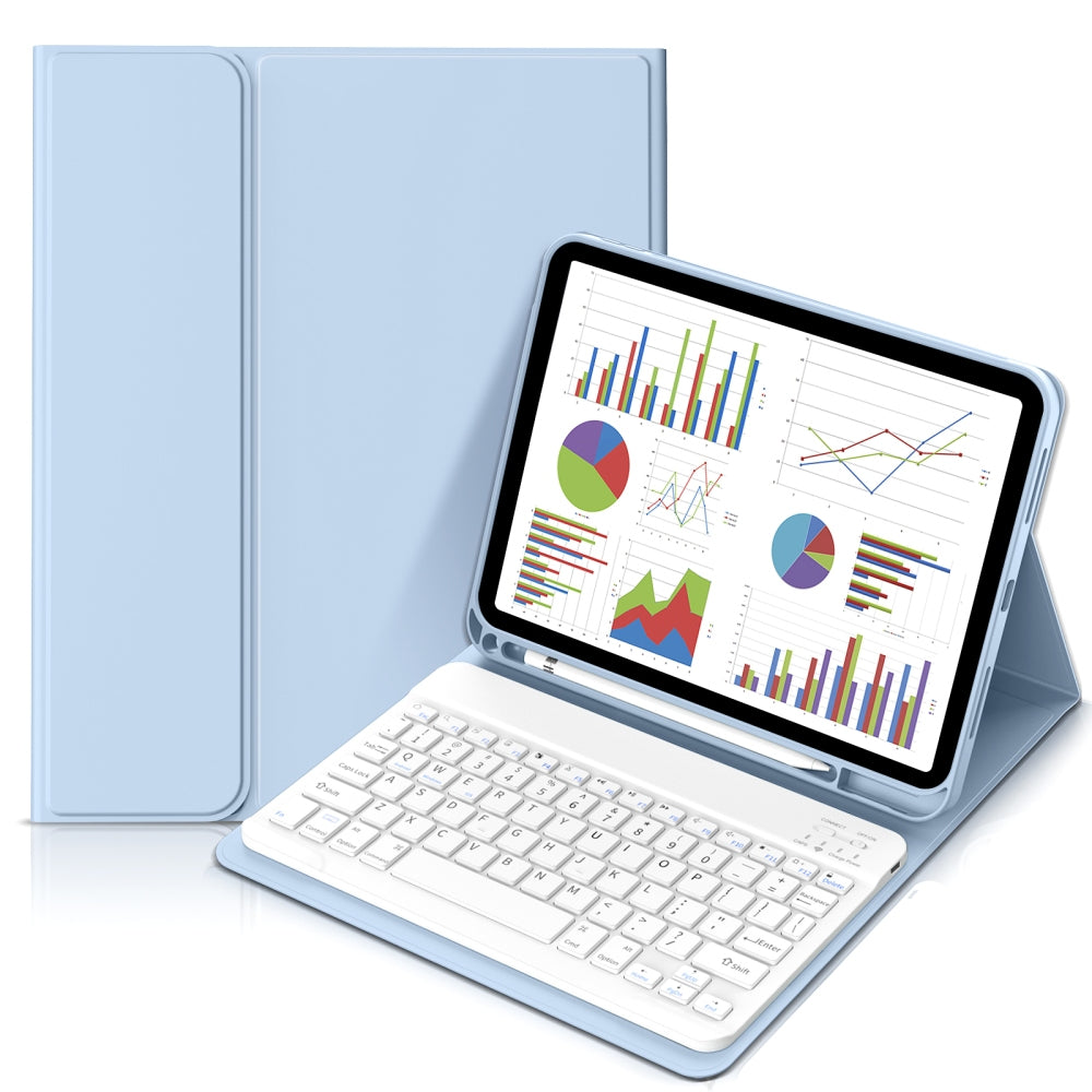 Capa De Teclado De Couro Para iPad Pro 11 Ar 11 4 5 10 9 8 7 10.5 10.2 9.7 Mini 6 Bluetooth