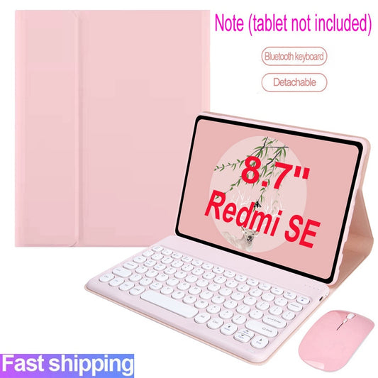 Estojo Com Teclado Para Redmi Pad SE 8.7 Red mi'2024 Magnético Sem Fio Bluetooth Caixa De Cobertura Do Mouse