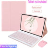 Capa Com Teclado Para Redmi Pad SE 11 Pro 12.1 2024 Vermelho mi 10.61 8.7 Magnético Destacável Sem Fio Bluetooth Mouse Invólucro