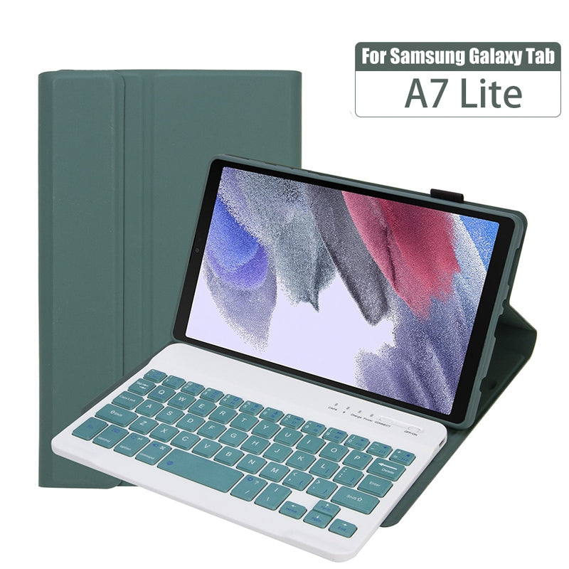 Capa Com Teclado Para Redmi Pad SE 11 Pro 12.1 2024 Vermelho mi 10.61 8.7 Magnético Destacável Sem Fio Bluetooth Mouse Invólucro