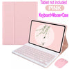 Capa Com Teclado Para Redmi Pad SE 11 Pro 12.1 2024 Vermelho mi 10.61 8.7 Magnético Destacável Sem Fio Bluetooth Mouse Invólucro