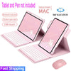 360 ° Capa De Rotação Com Teclado Para iPad 11 Polegadas 11 A16 2025 Bluetooth Mouse Invólucro Cove