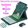 360 ° Capa Rotativa Com Teclado Para iPad air 11 11 Polegadas m3 2025 Bluetooth Mouse