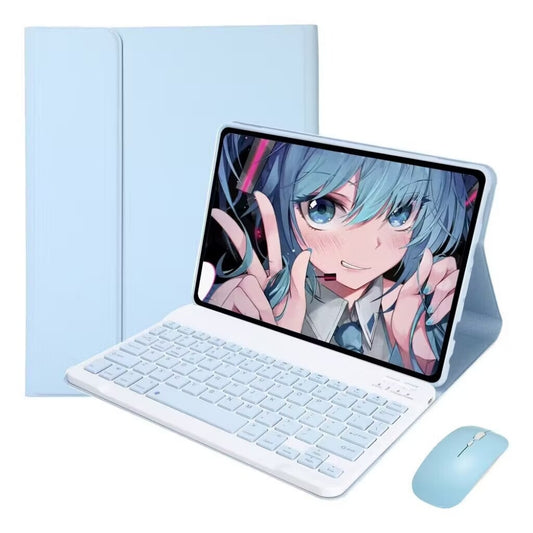Capa De Teclado Sem Fio Para Xiaomi Redmi Pad SE 11 " 2023 Fina De Couro PU Com Magnética Bluetooth