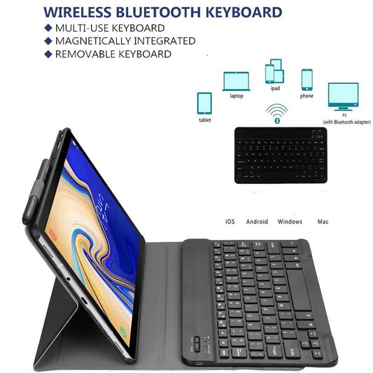 Galaxy Tab S4 S5e S5e S6 S7 A7 S6 Lite10.4 Estojo Para Teclado Samsung A 8.0 8.4 10.1 10.5 Capa