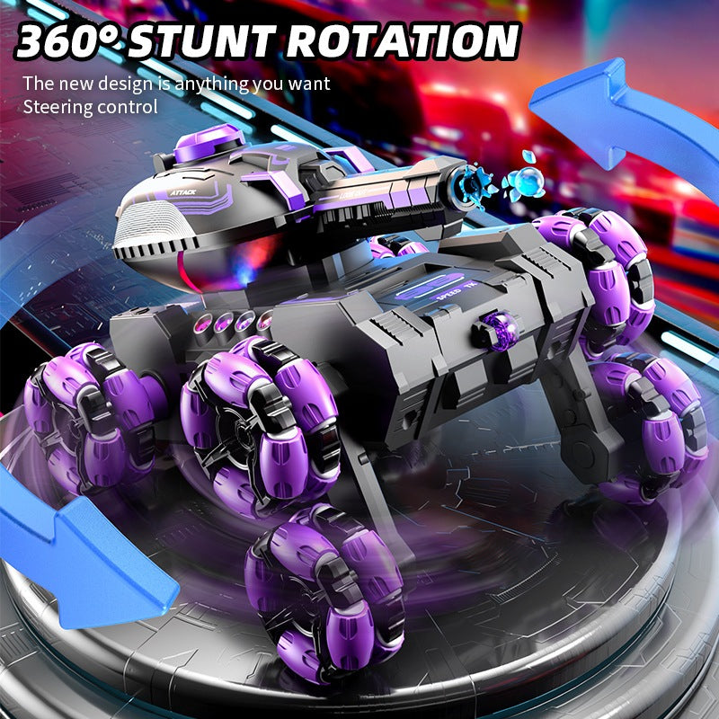 <h2>[Estoque na Malásia] Tanque RC 2.4G com Manobras, Luzes, Controle por Gestos e Bola de Hidrogel</h2>