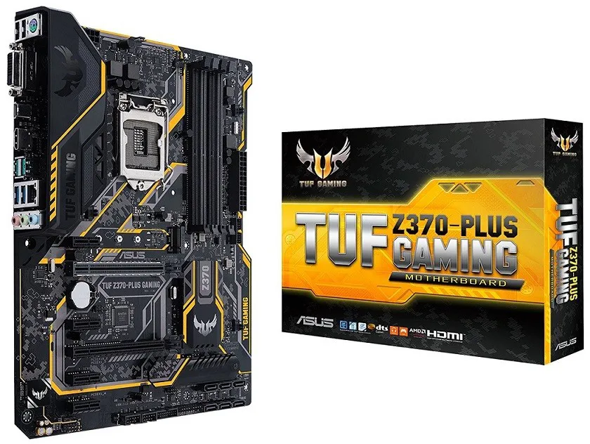 Placa Mãe LGA 1151 Z370-Plus TUF Gaming DDR4 Aura Sync RGB LED USB 3.1 M2 - Asus