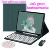Capa Com Teclado Para iPad 10ª Geração 10.9'' 10 gen 2022 Sem Fi  Bluetooth keyboard Mouse Cover