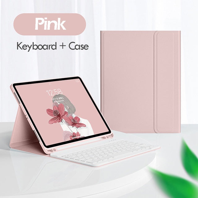Capa Para Teclado iPad 10a 2022 10.9 Air 4 5 Pro 11 De Bluetooth Sem Fio Com Slot De Lápis