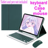 Capa De Teclado Para Samsung Galaxy Tab S6 Lite 10.4 SM-P610/SM-P615 SM-P613/P619 Sem Fio Bluetooth keyboard mouse cover case