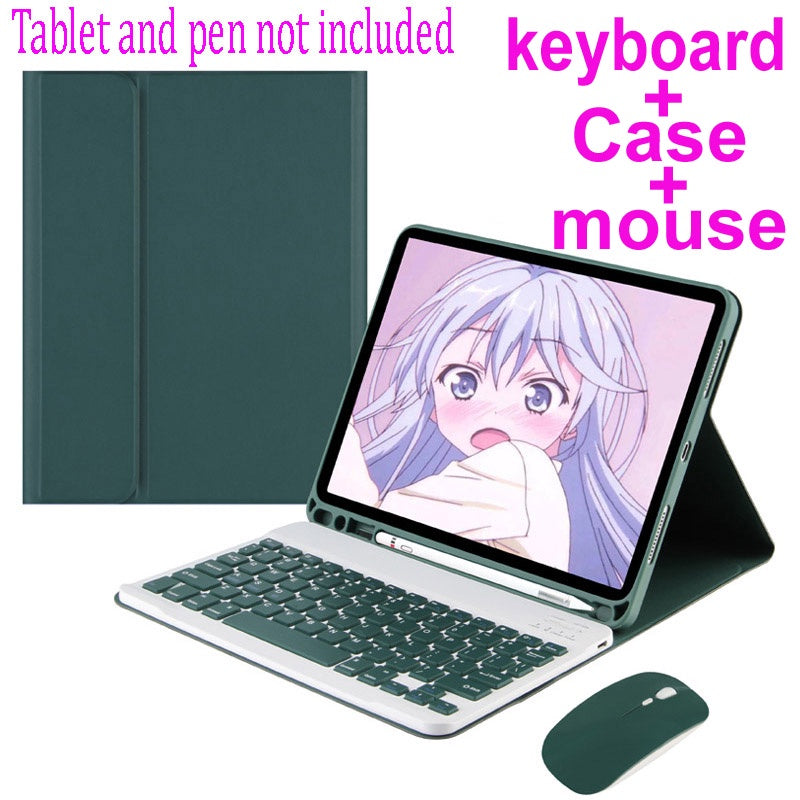 Capa De Teclado Para Samsung Galaxy Tab S6 Lite 10.4 SM-P610/SM-P615 SM-P613/P619 Sem Fio Bluetooth keyboard mouse cover case