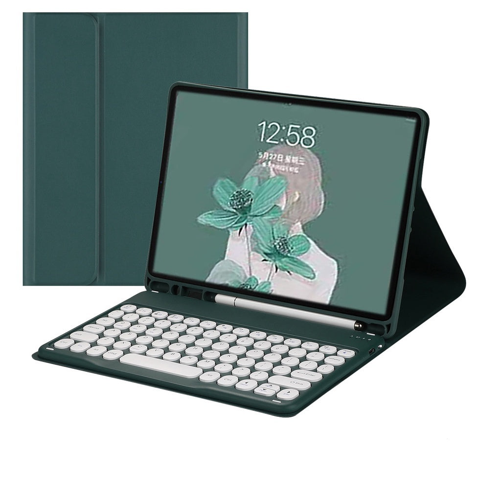 Teclado e mouse sem fio Bluetooth para Samsung Galaxy Tab A8 10,5 polegadas 2021 2022 Compatível com SM-X200 SM-X205 X20