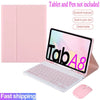 Capa de teclado para Galaxy Tab A8, para Samsung Galaxy Tab A8 10.5 2021 SM-X200 SM-X205 A9 + Plus SM-X210/X216B/X218U,