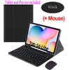 Caso Galaxy Tab S7 FE Com Teclado Para Samsung Galaxy Tab S7 FE 12.4 2021 SM-733 SM-736 Sem Fio Teclado Bluetooth Mouse