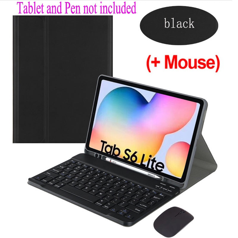 Caso Galaxy Tab S7 FE Com Teclado Para Samsung Galaxy Tab S7 FE 12.4 2021 SM-733 SM-736 Sem Fio Teclado Bluetooth Mouse