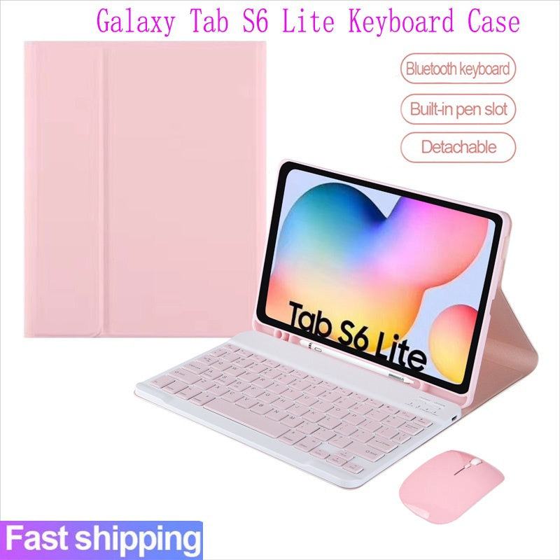 Capa de teclado para Samsung Galaxy Tab S6 Lite 10.4 2024 P620 2020 2022 SM-P613 SM-P619 2020 SM-P610 SM-P615 P617 Magné