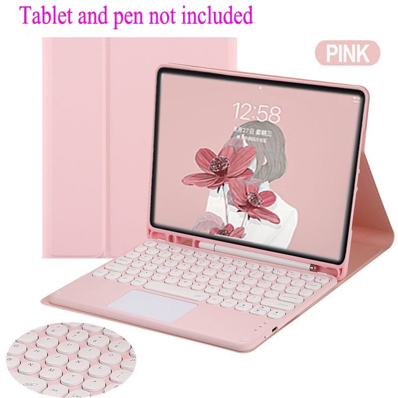 Capa com Teclado Touchpad para Samsung Galaxy Tab A7 10.4 SM-T500 SM-505 A8 10.5 A9 + Plus 11, Teclado Bluetooth com Tou