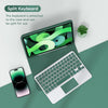 Capa de Teclado com Touchpad Magnético para Samsung Galaxy Tab A9 Plus 11 X210 X215 S9 FE A9 8.7 2023 S6 Lite 10.4 2020