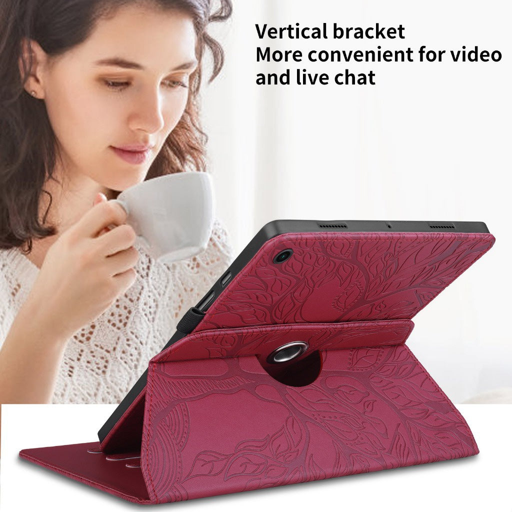 Capa de Suporte Fashion 360 para Samsung Galaxy Tab A9 8.7'' 2023 SM-X110 X115 °   Capa de Tablet Rotativa para Tab A9+