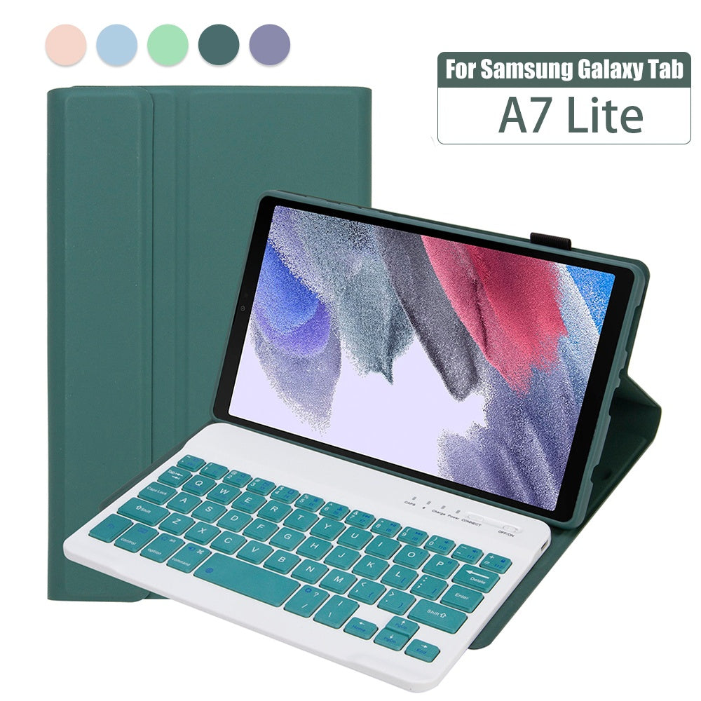 Capa de Teclado Sem Fio para Samsung Galaxy Tab A9 + Plus SM-X210/X216B/X218U Capa de Teclado Bluetooth Destacável Magné