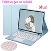 Capa Teclado com Touchpad para Samsung Galaxy Tab S6 Lite 10.4 2022 2024 SM-P613 P619 Teclado Sem Fio Bluetooth com Touc