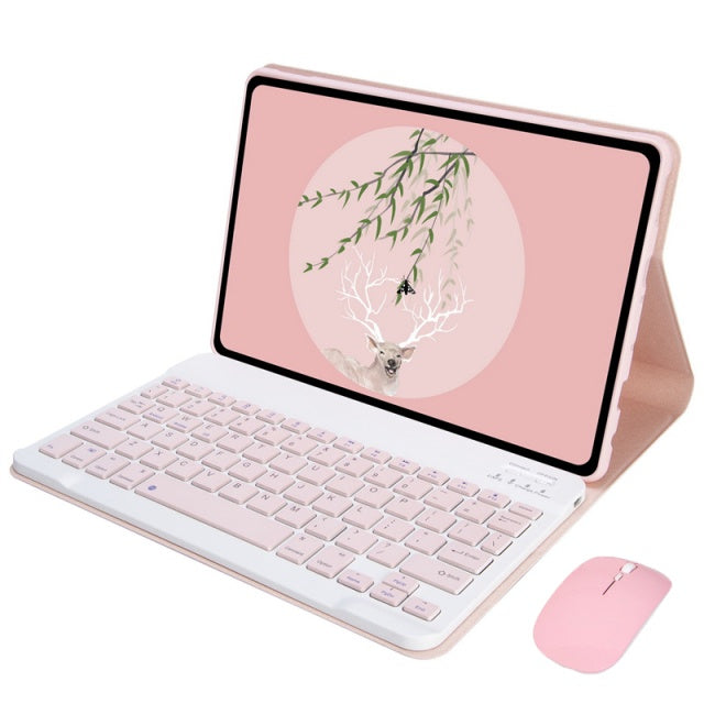 Capa de Teclado Sem Fio para Samsung Galaxy Tab A9 + Plus SM-X210/X216B/X218U Capa de Teclado Bluetooth Destacável Magné