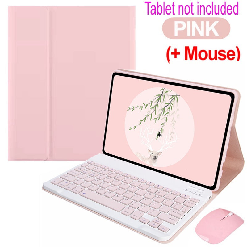 Teclado para Samsung Galaxy Tab A9 8.7 ''SM-X110/-x115 Capa de Teclado e Mouse Sem Fio Bluetooth Removível Magnético par