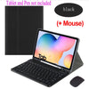 Capa de Teclado para Samsung Galaxy Tab S6 Lite 10.4 A7 A8 S7 S8 S7 FE S7 Plus S8 Plus Capa Magnética Sem Fio Bluetooth