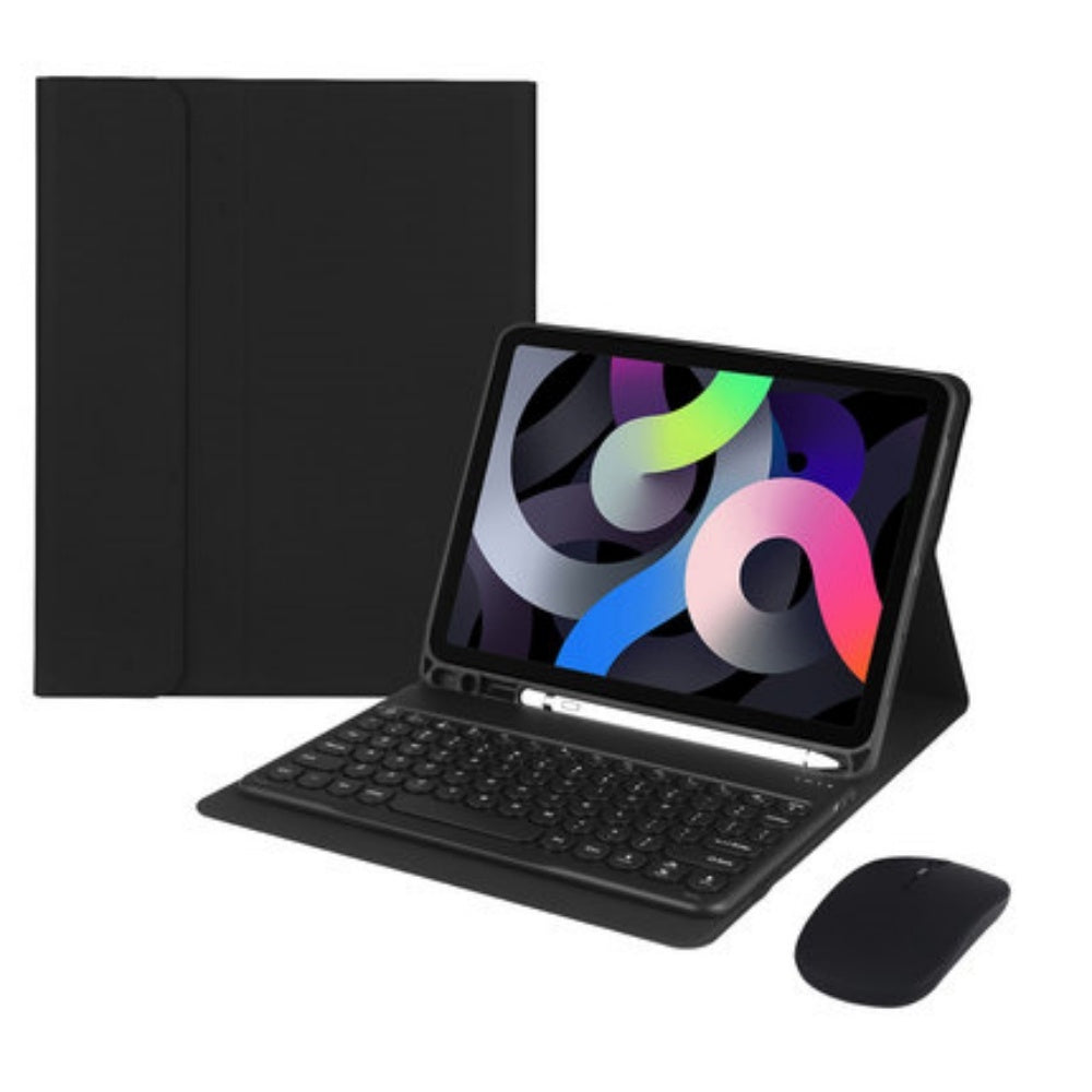 Capa com Teclado Bluetooth para iPad Air 4 5 10.9 "2022 iPad 10 Pro 11 9.7 10.5 Air 3 iPad 7ª 8ª Geração Sem Fio Capa de