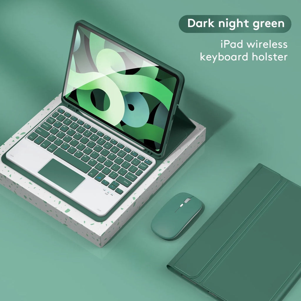 Capa de Teclado com Touchpad Magnético para Samsung Galaxy Tab A9 Plus 11 X210 X215 S9 FE A9 8.7 2023 S6 Lite 10.4 2020